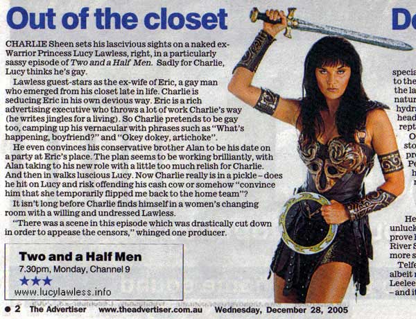 Lucy Lawless - Out of the Closet