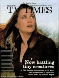 Lucy Lawless Cover - TV Times