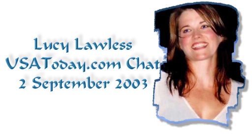 Lucy Lawless USA Today Chat